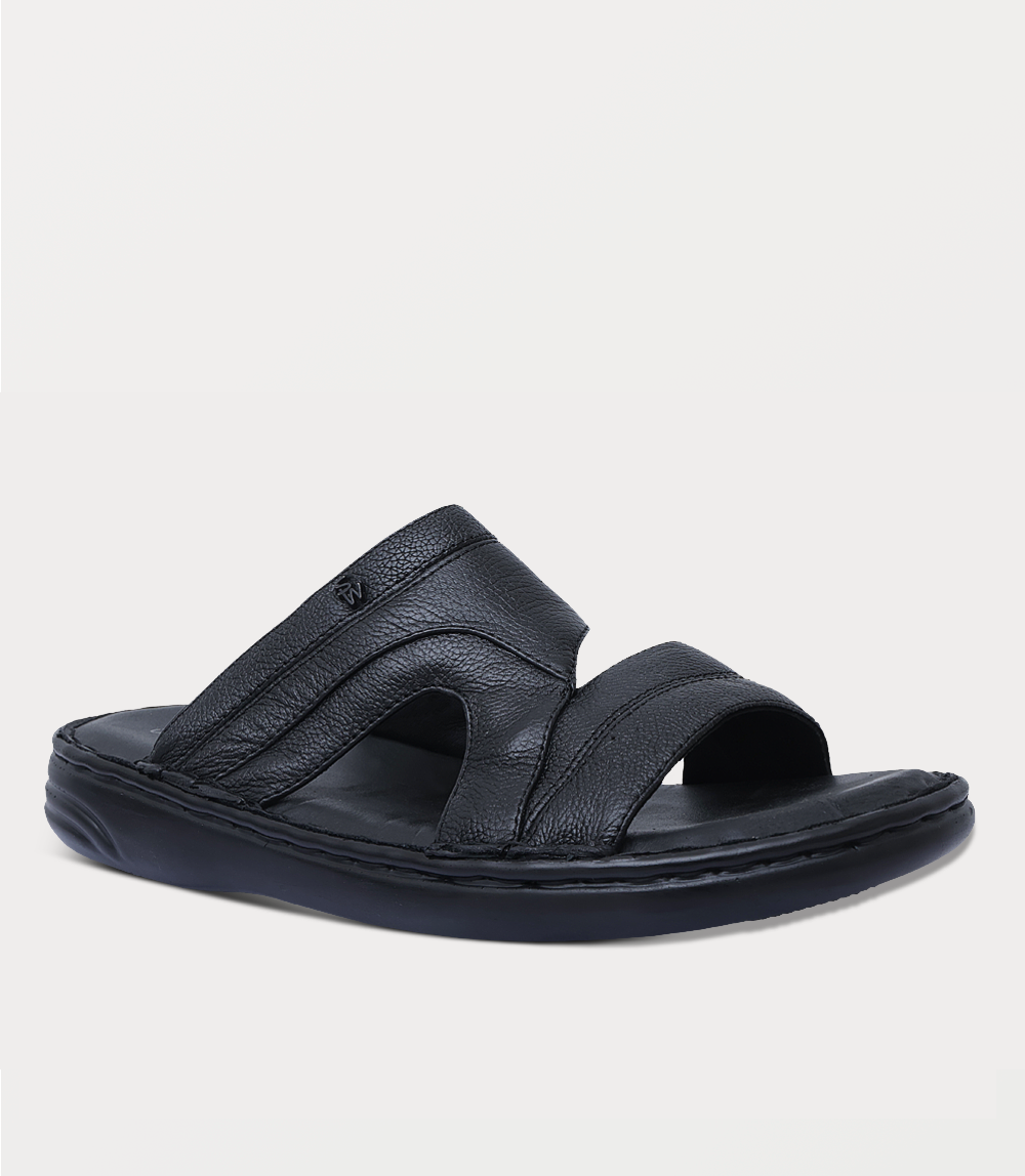 Men Slipper-BLACK