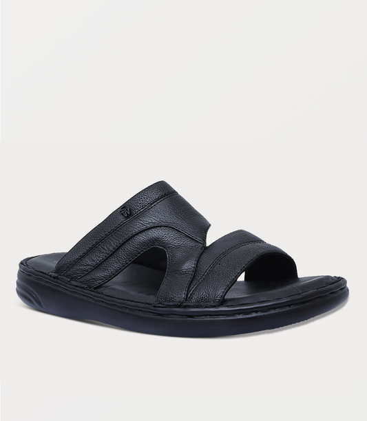 Men Slipper-BLACK