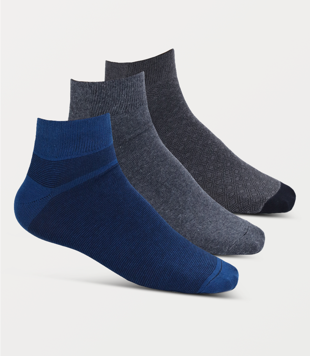 Men Ankle Socks-MULTY