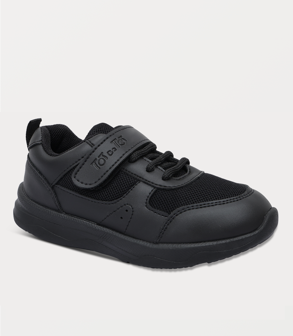 Boy School Shoes-BLACK