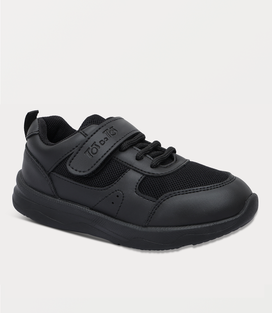 Boy School Shoes-BLACK
