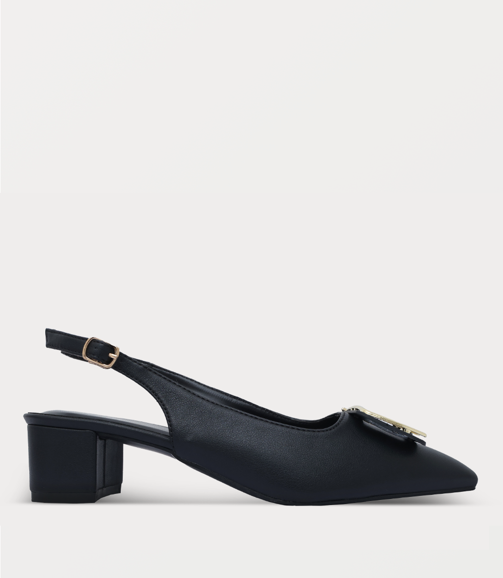 Women Sling Back-BLACK