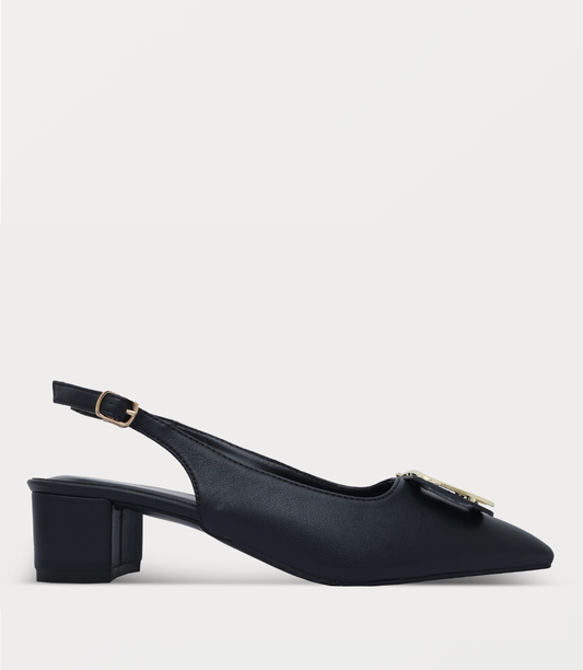 Women Sling Back-BLACK