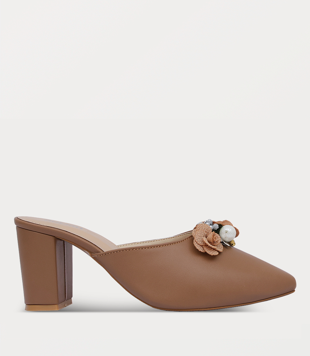 Women Mule-BEIGE
