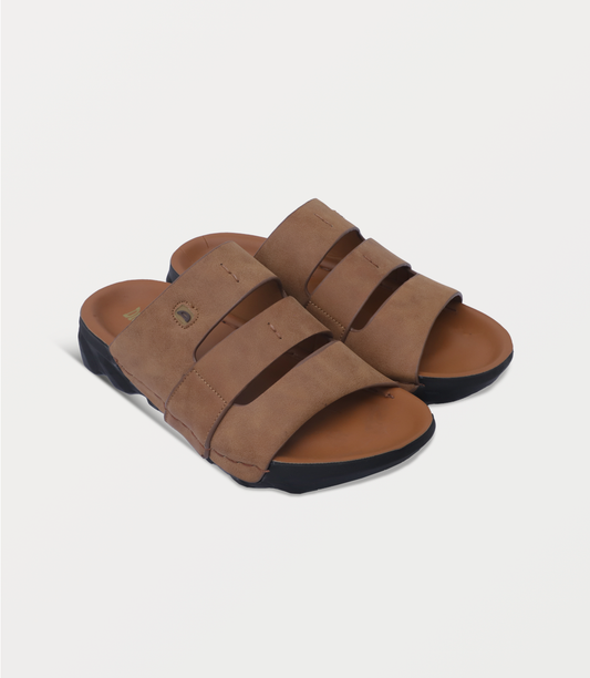 Men Slipper-LIGHT BROWN