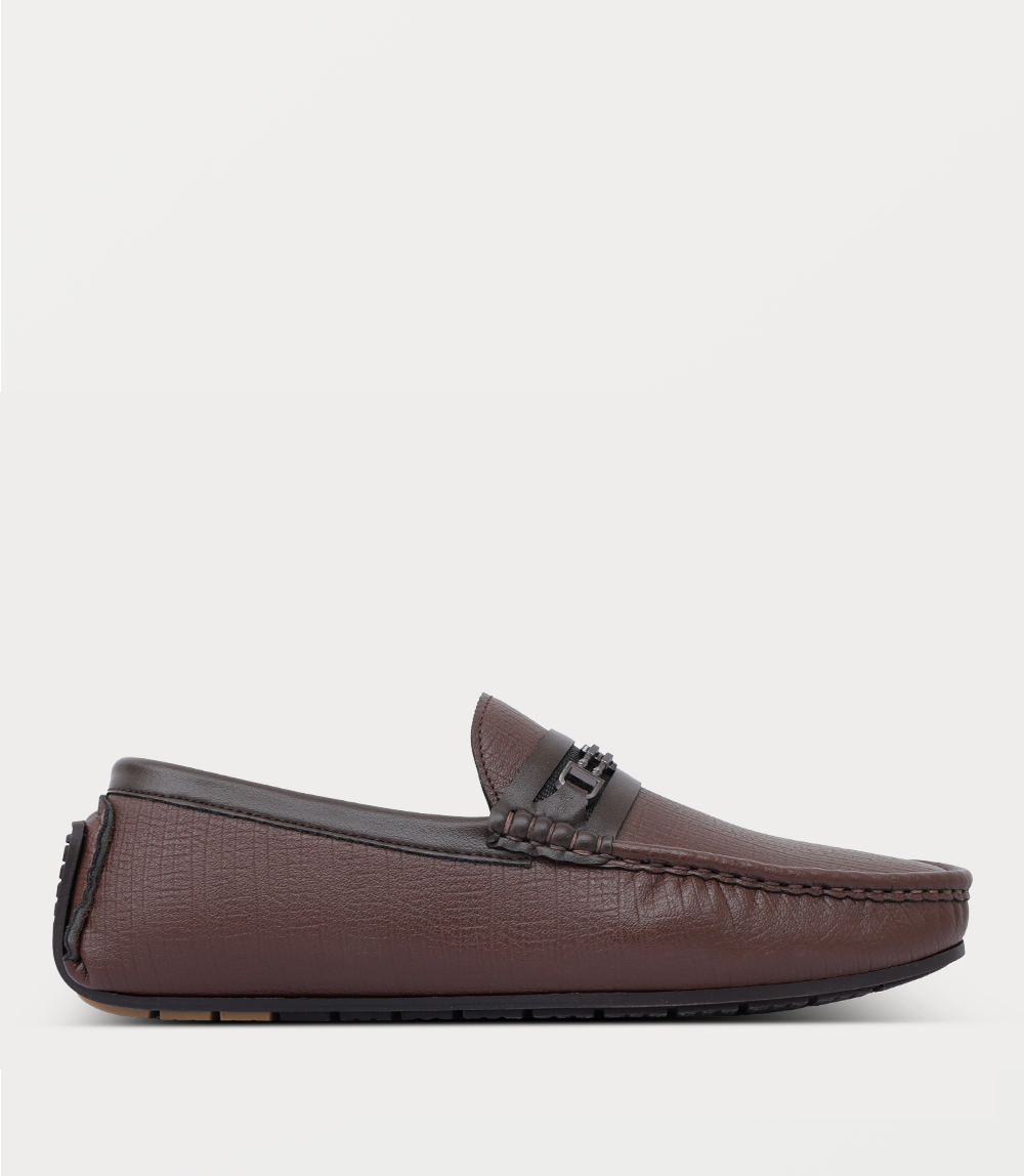 Men Moccasin-BROWN
