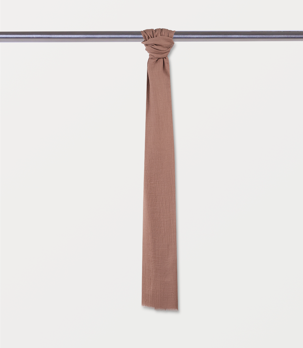 Women Scarf-L CHOCO