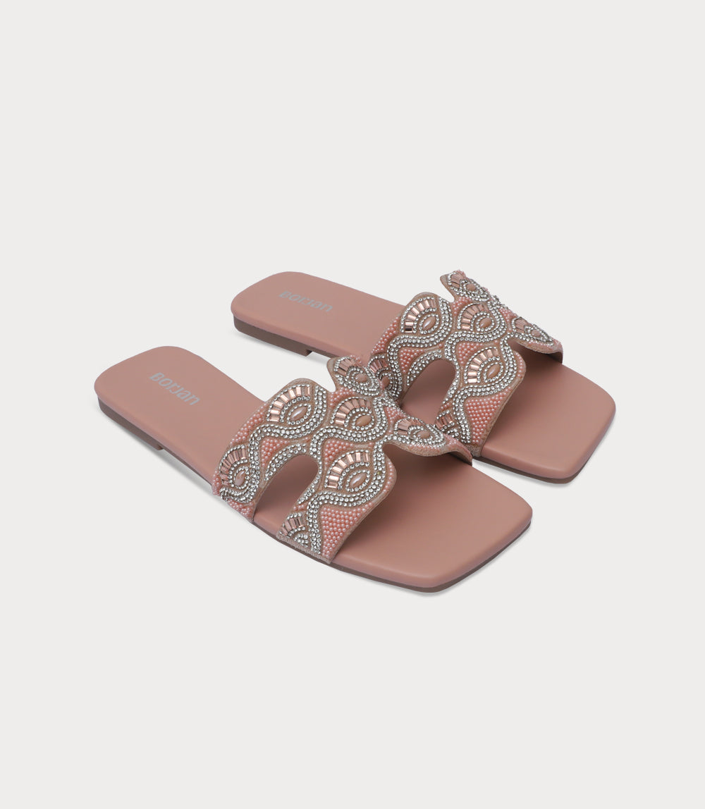 Women Slipper-TEA PINK