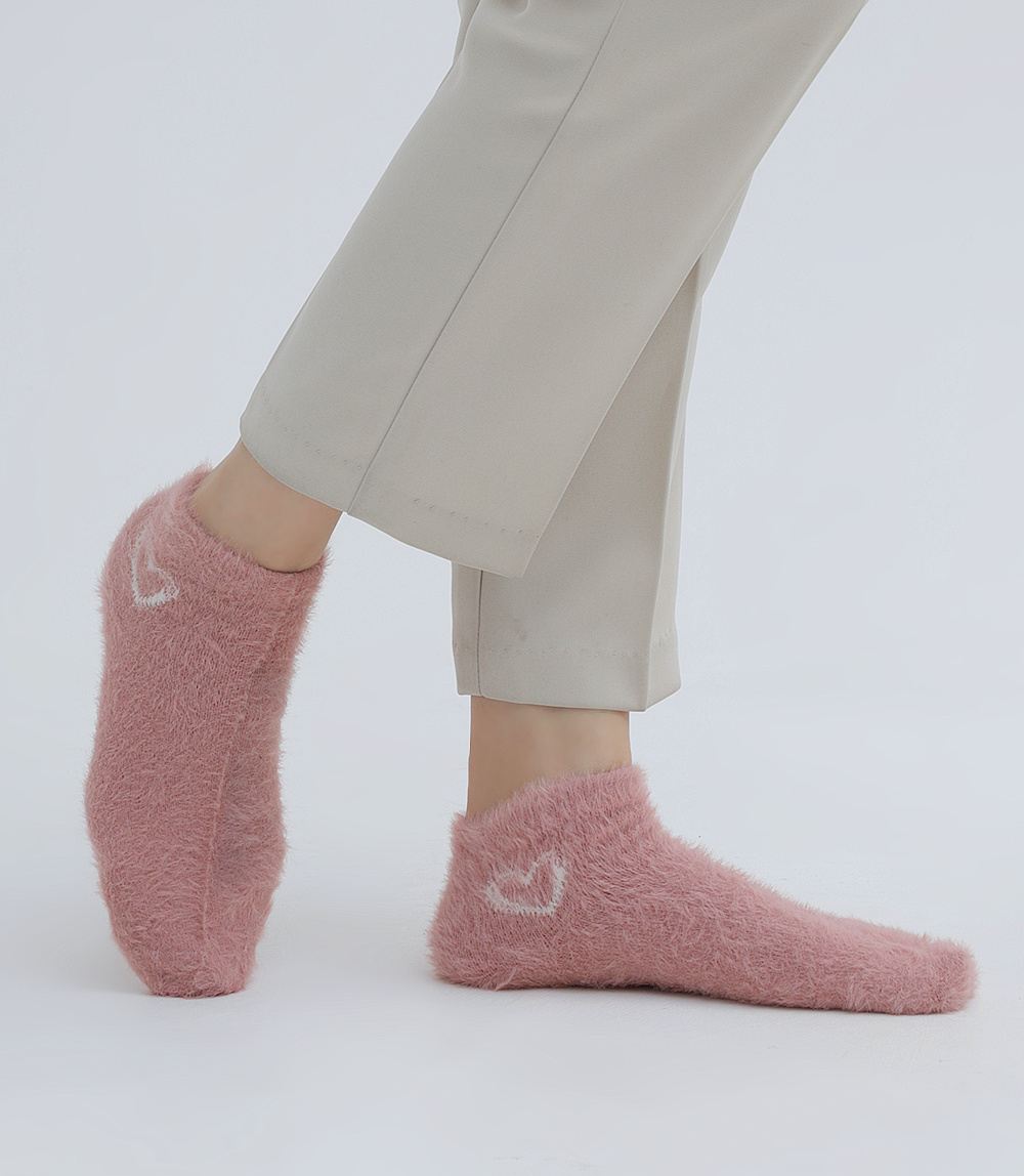 Women Socks-DUSTY PINK