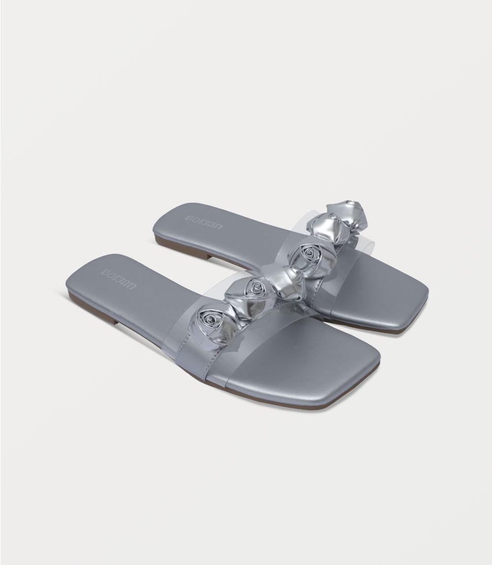 Women Slipper-SILVER