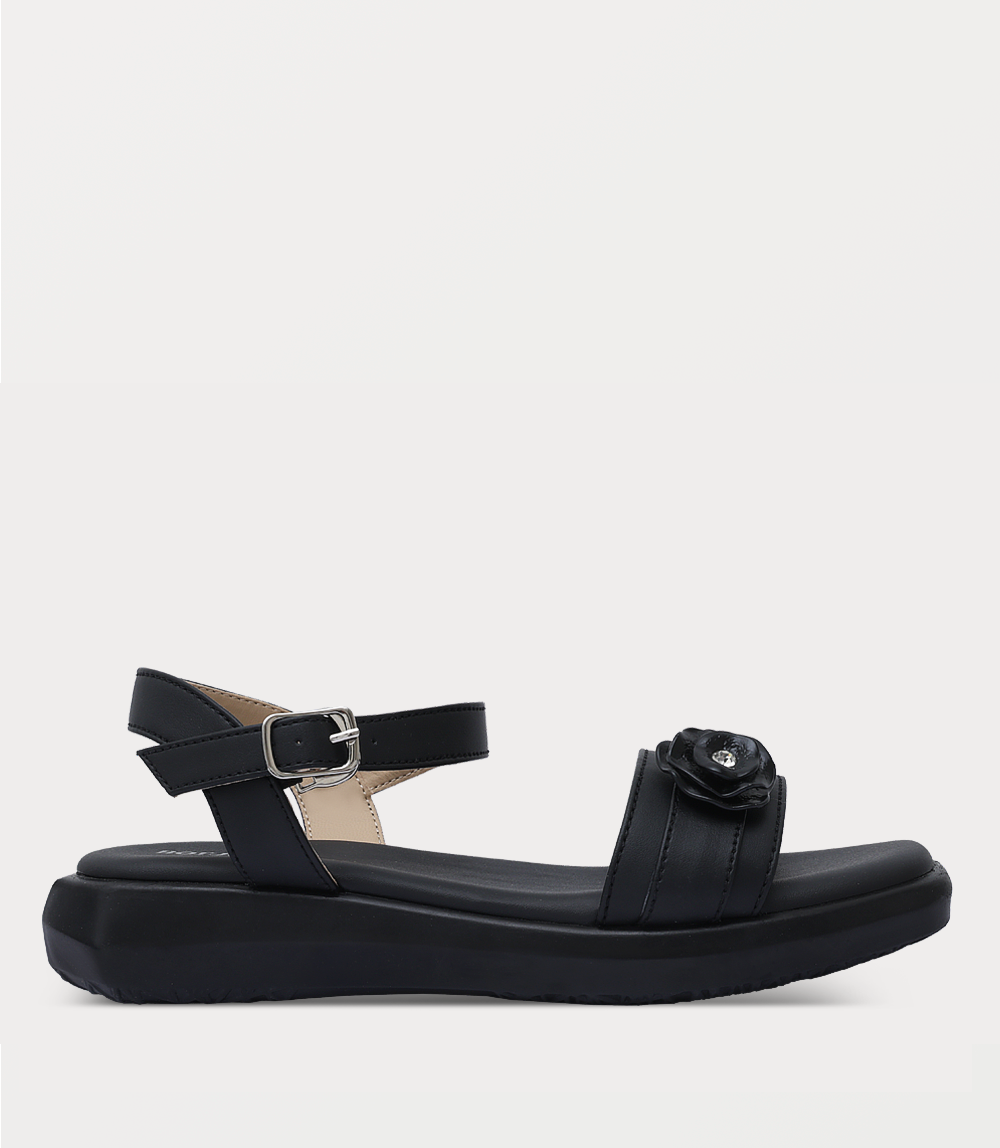 Women Comfort Sandal-BLACK