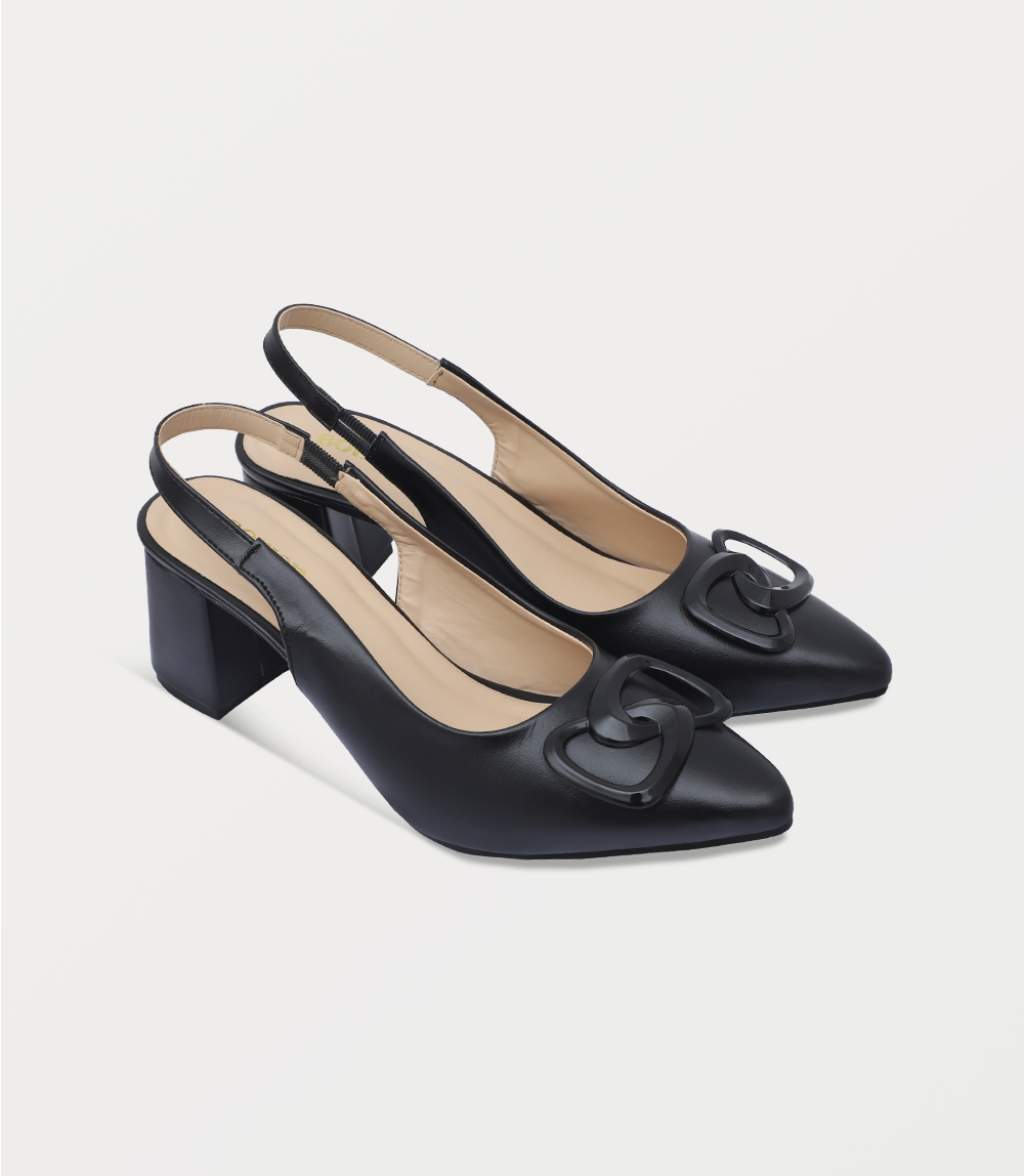 Women Sling Back-BLACK