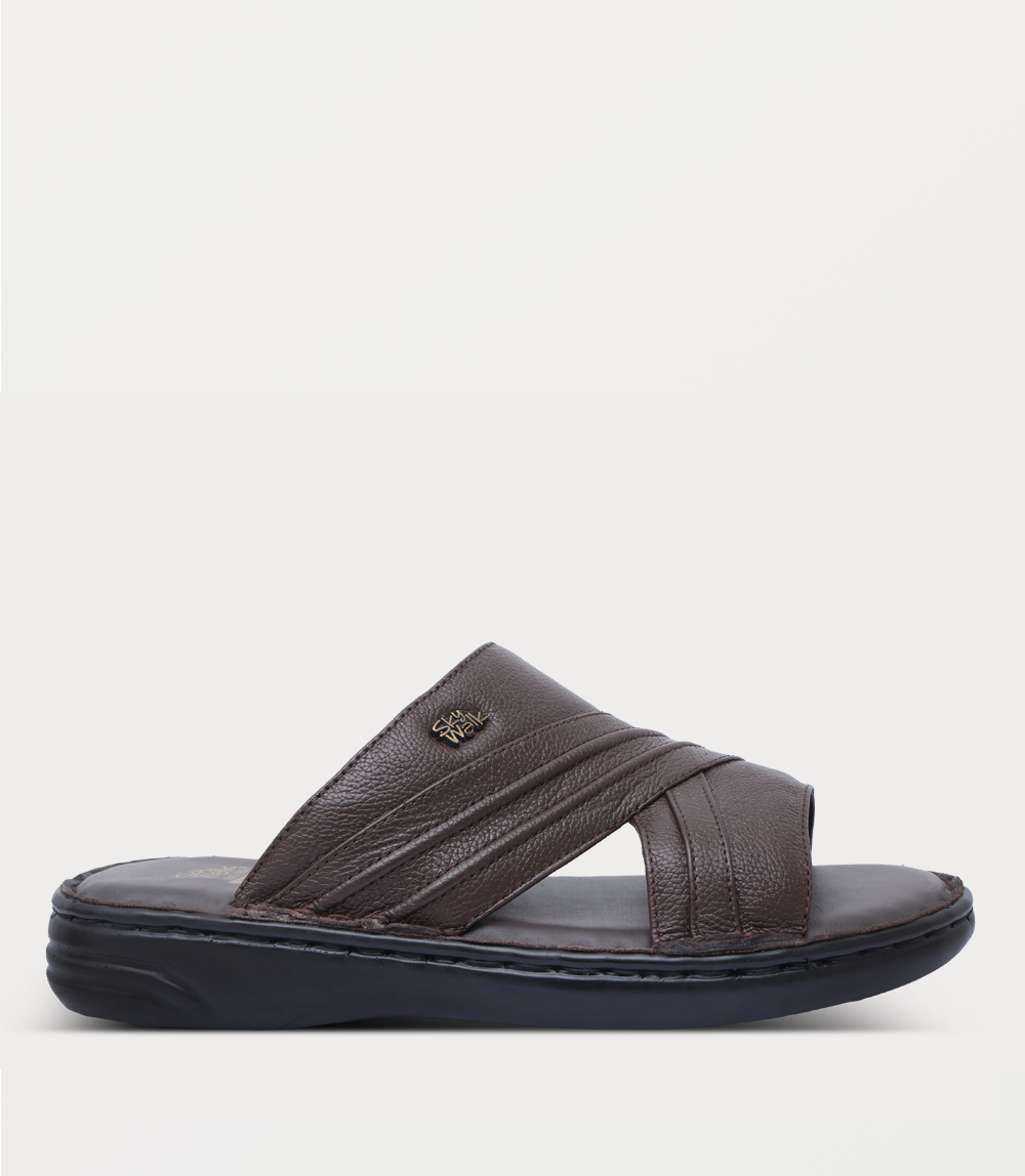 Men Slipper-BROWN