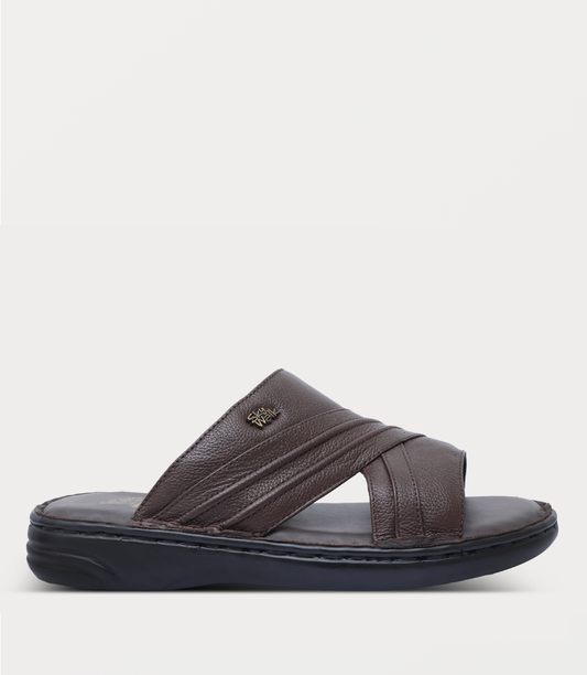 Men Slipper-BROWN