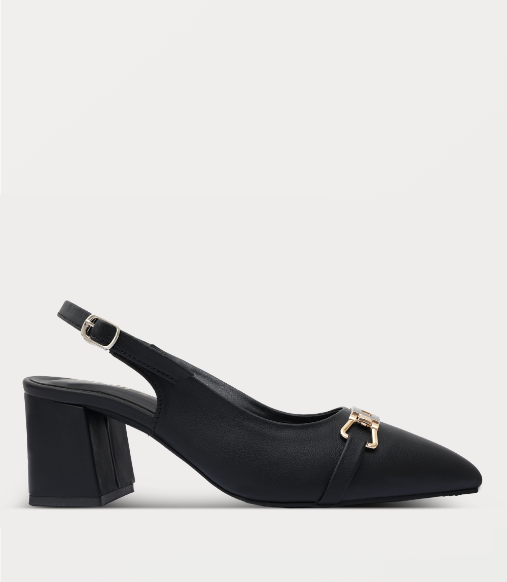 Women Sling Back-BLACK