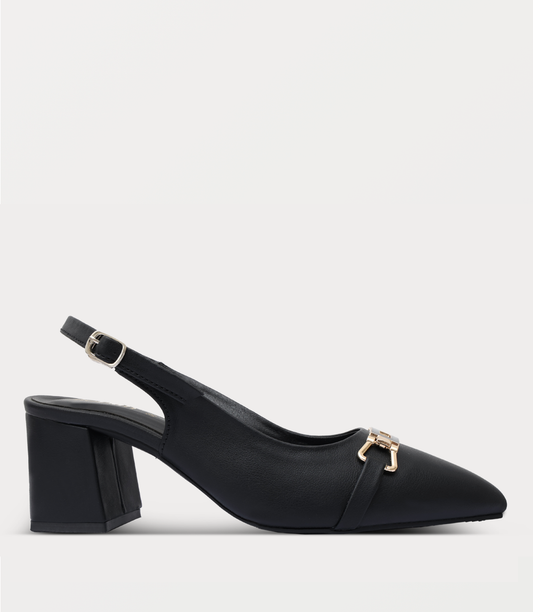 Women Sling Back-BLACK