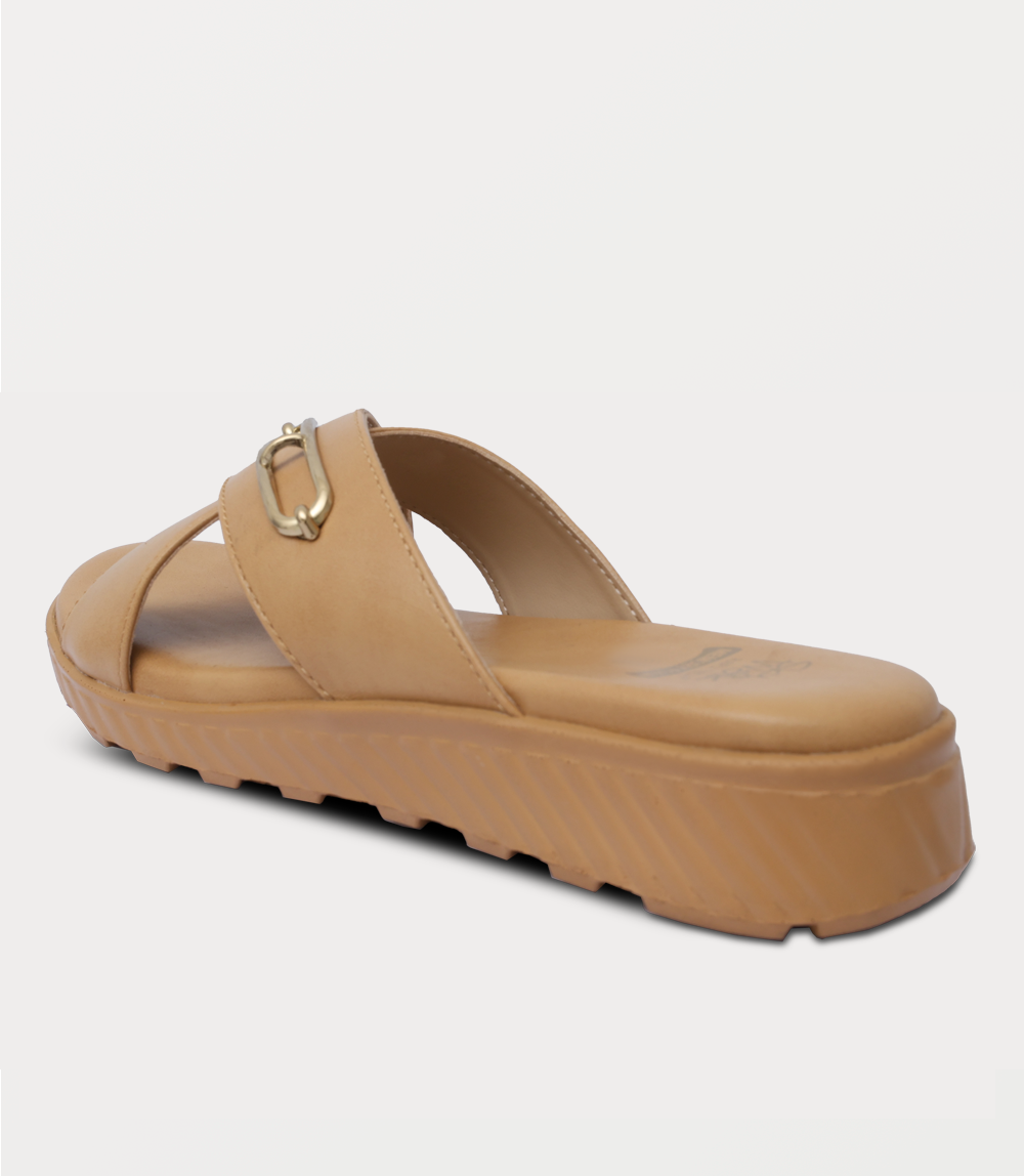 Women Comfort Slipper-MUSTARD
