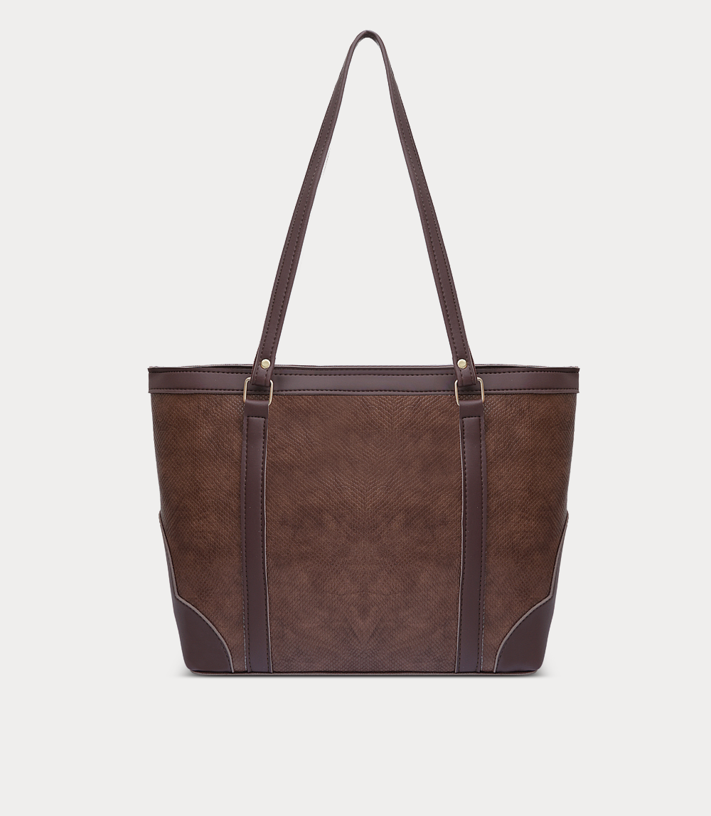 Women Shoulder Bag-BROWN