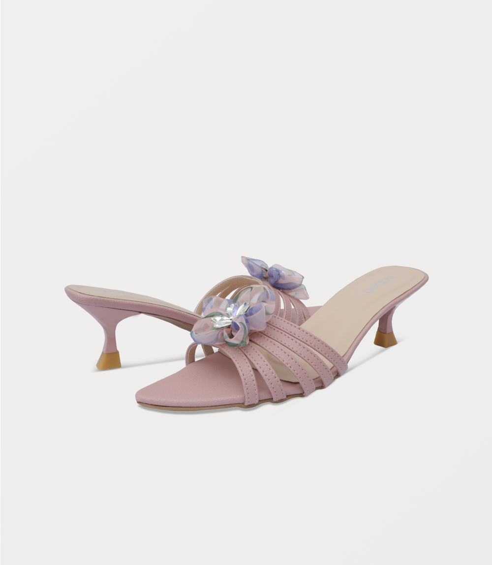 Women Slipper Heels-PINK