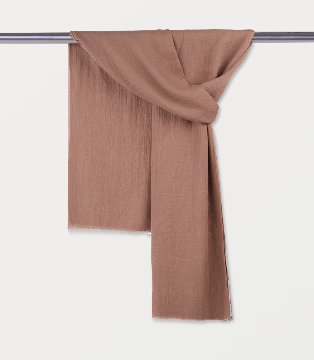 Women Scarf-L CHOCO
