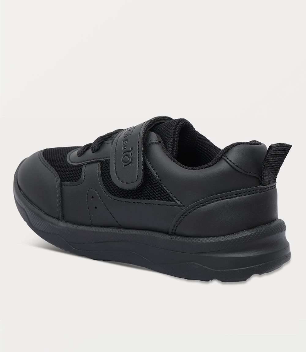 Boy School Shoes-BLACK