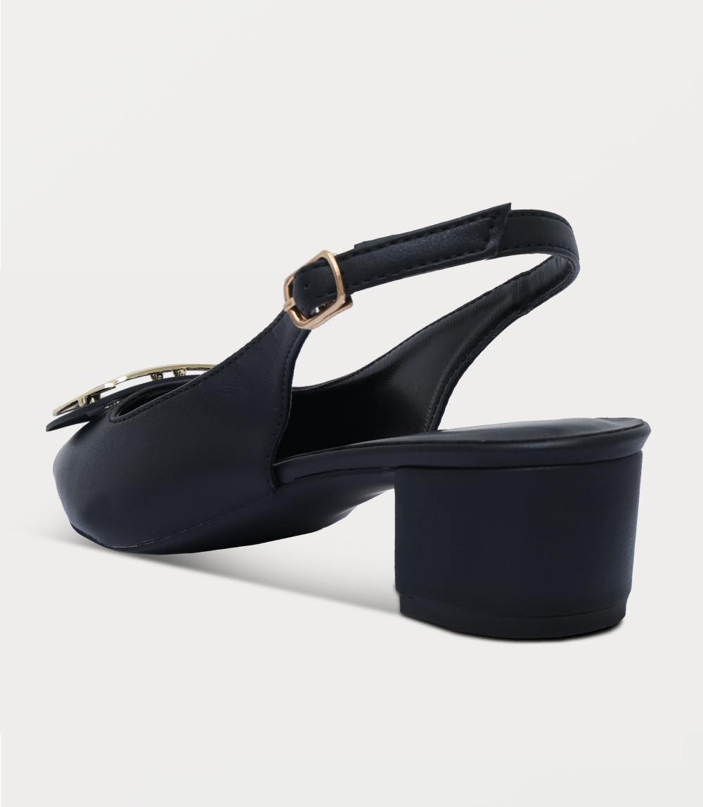 Women Sling Back-BLACK