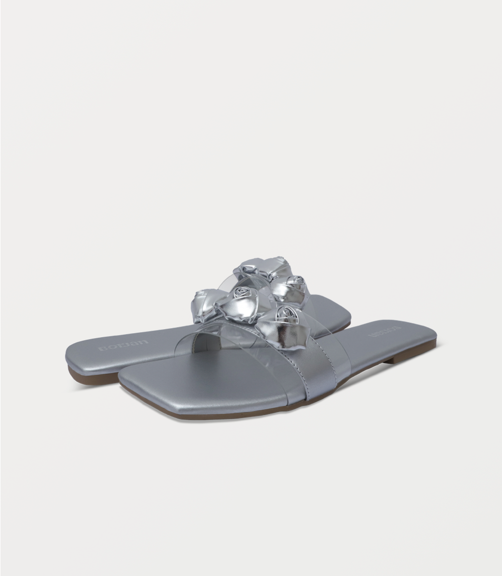 Women Slipper-SILVER