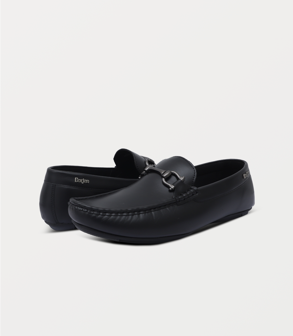 Men Moccasin-BLACK