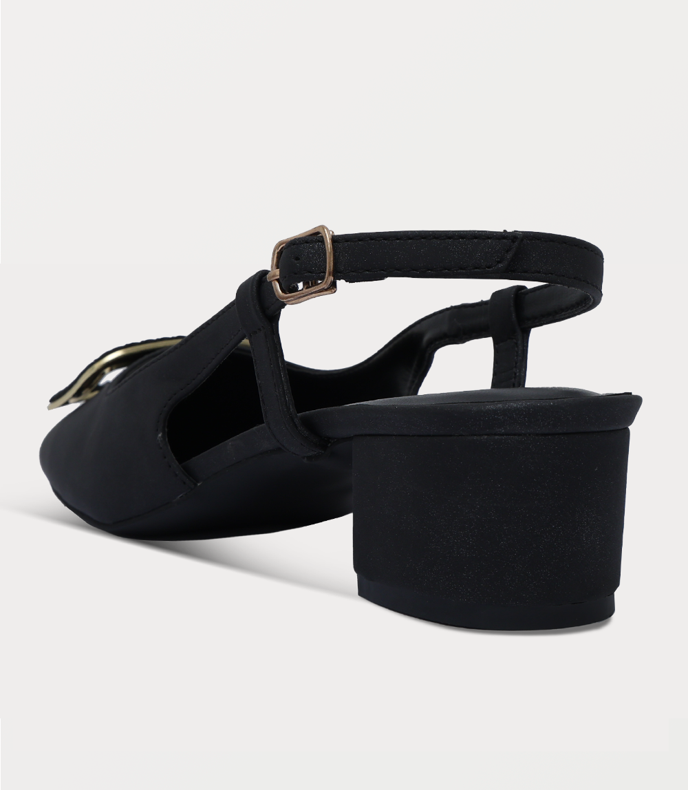 Women Sling Back-BLACK