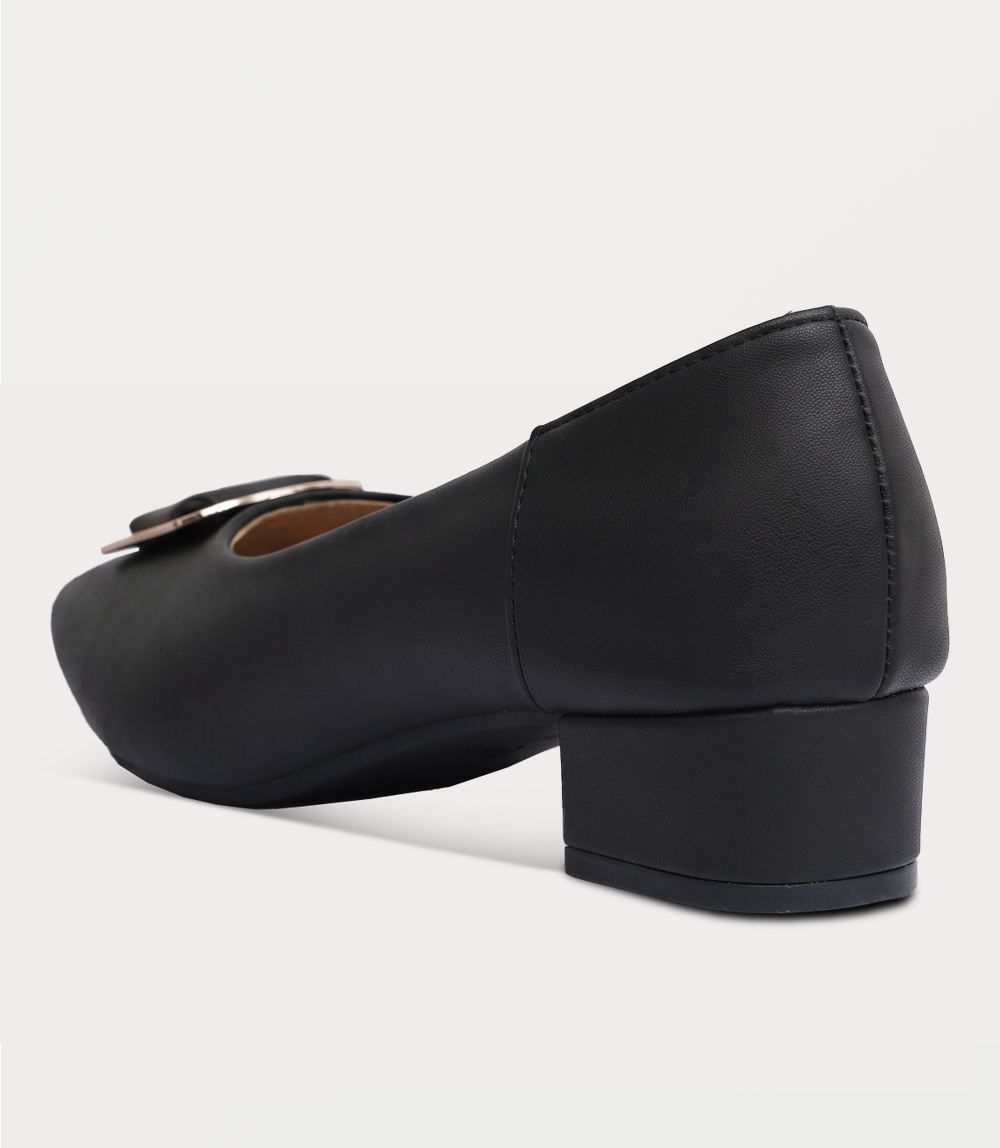 Women Court Shoes-BLACK