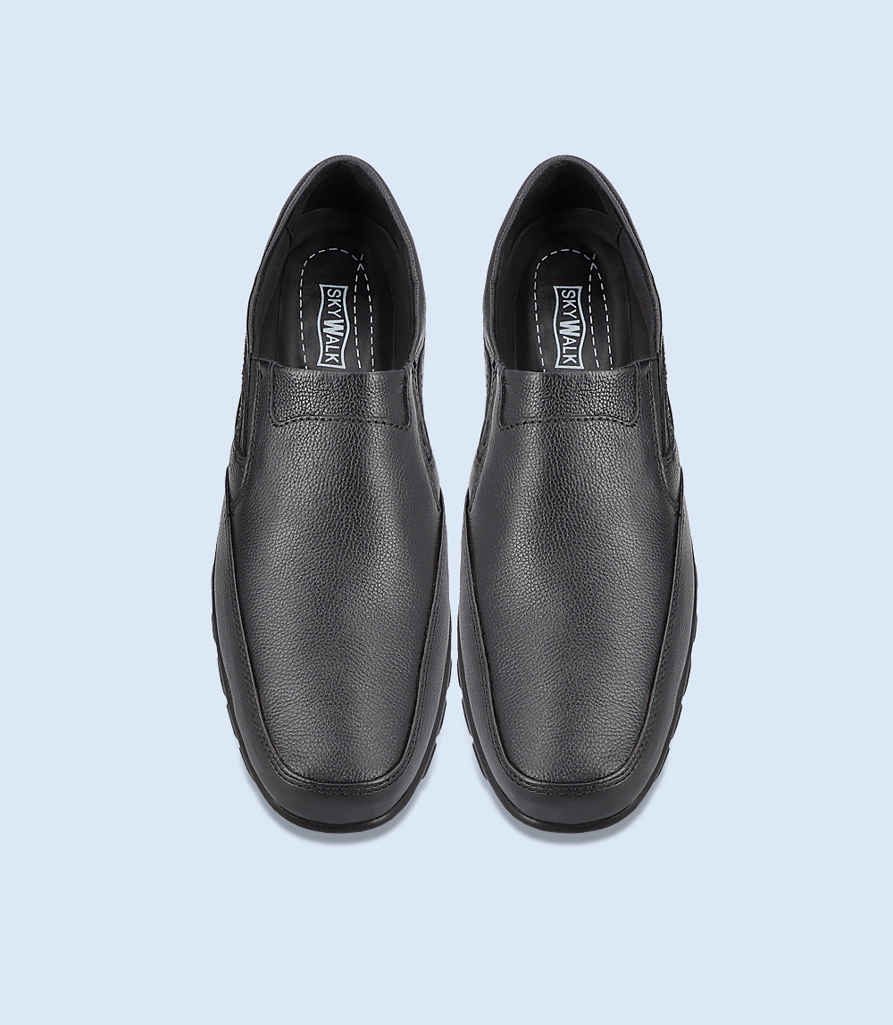 BM5198-BLACK-Men Comfort Life Style Shoes – Borjan