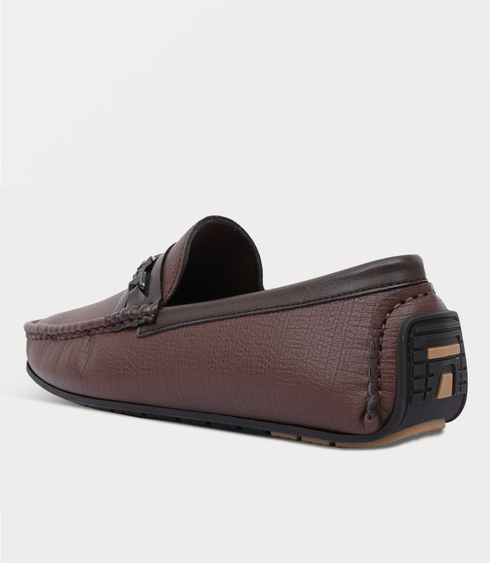 Men Moccasin-BROWN