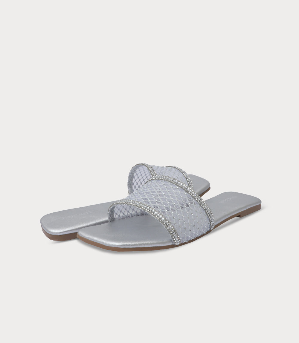 Women Slipper-SILVER