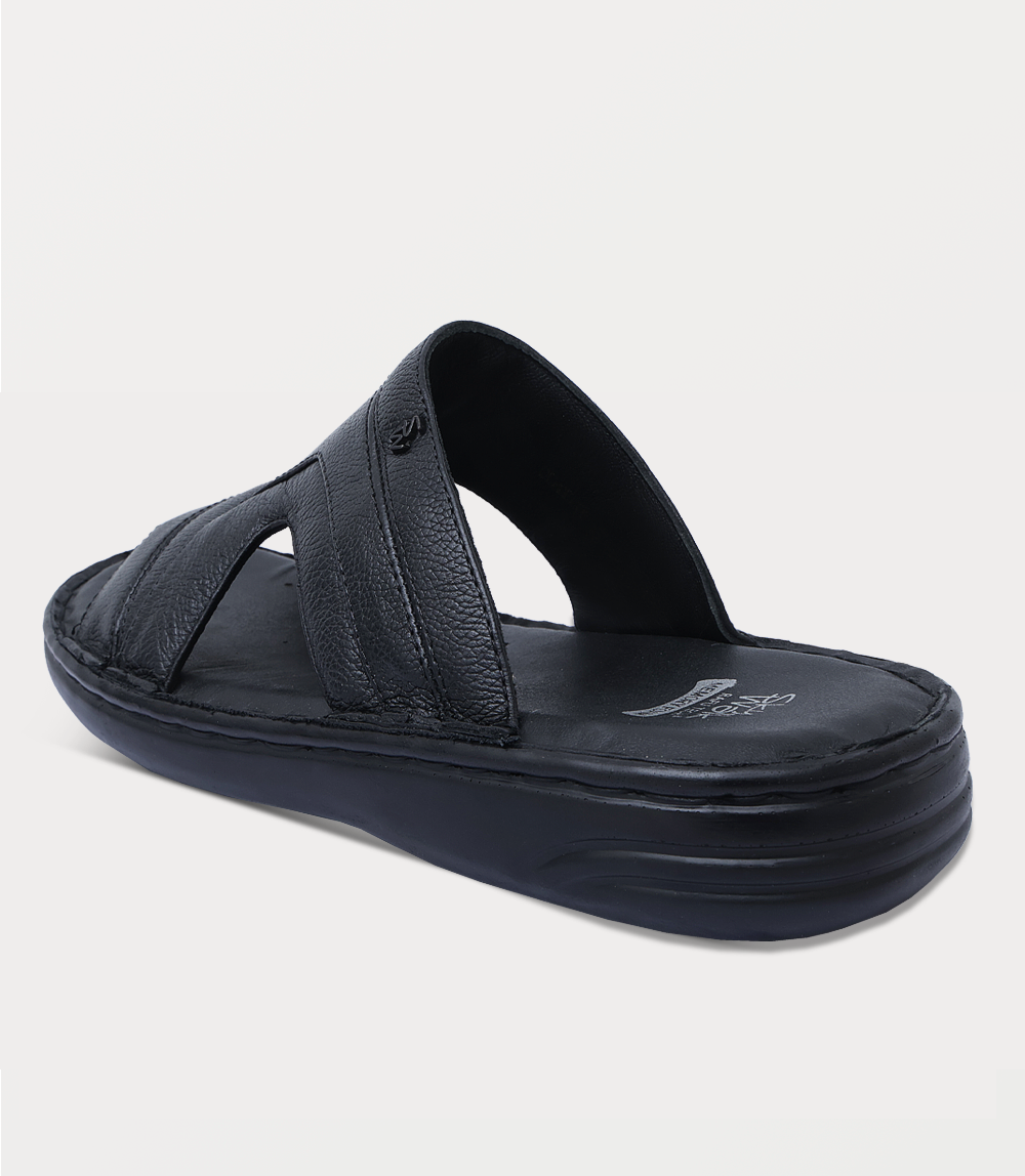 Men Slipper-BLACK