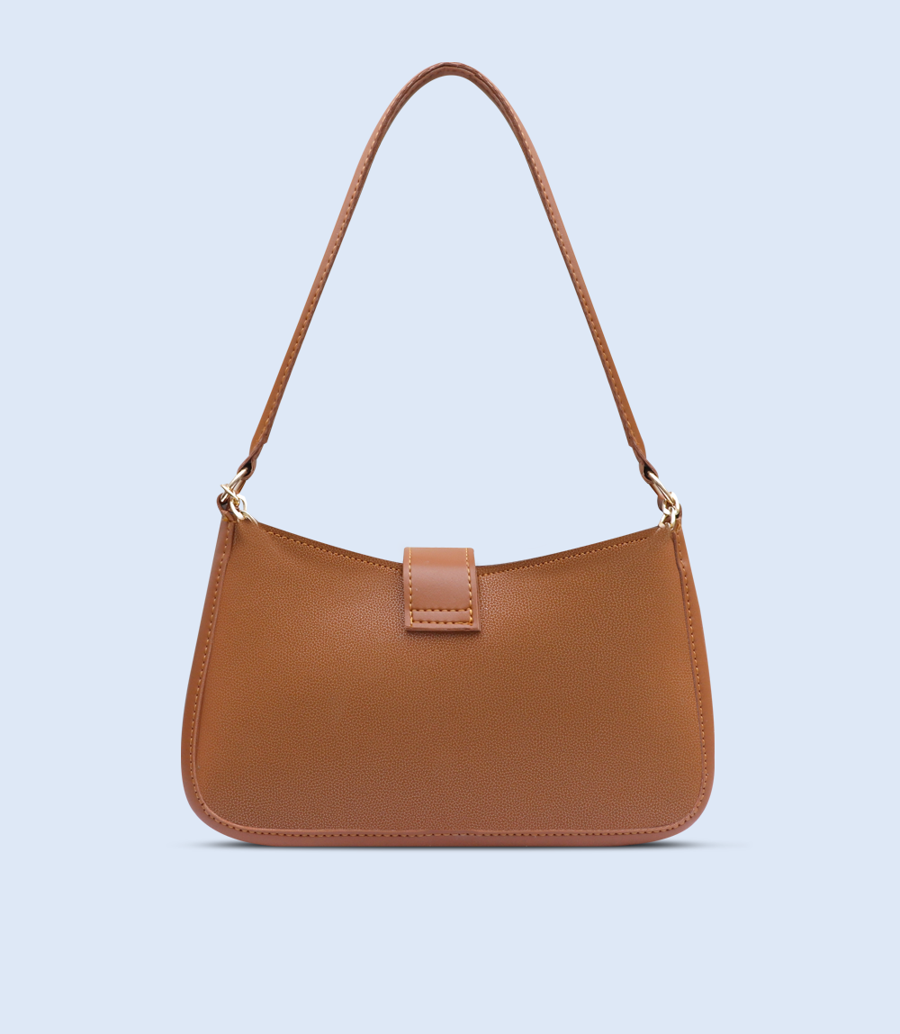 WB2855 Tan Women Shoulder Bag Borjan