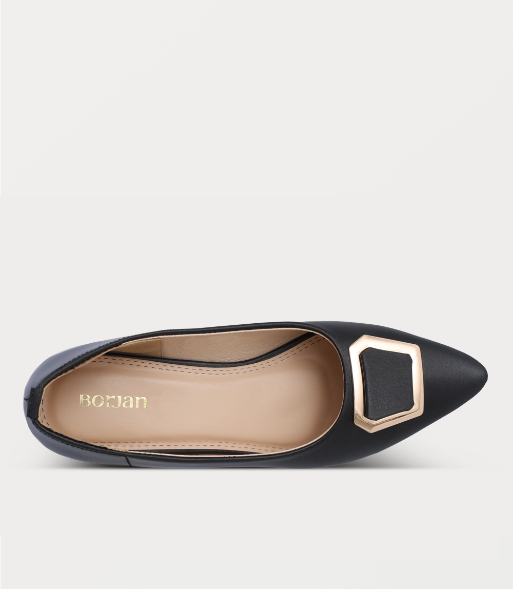 Women Court Shoes-BLACK