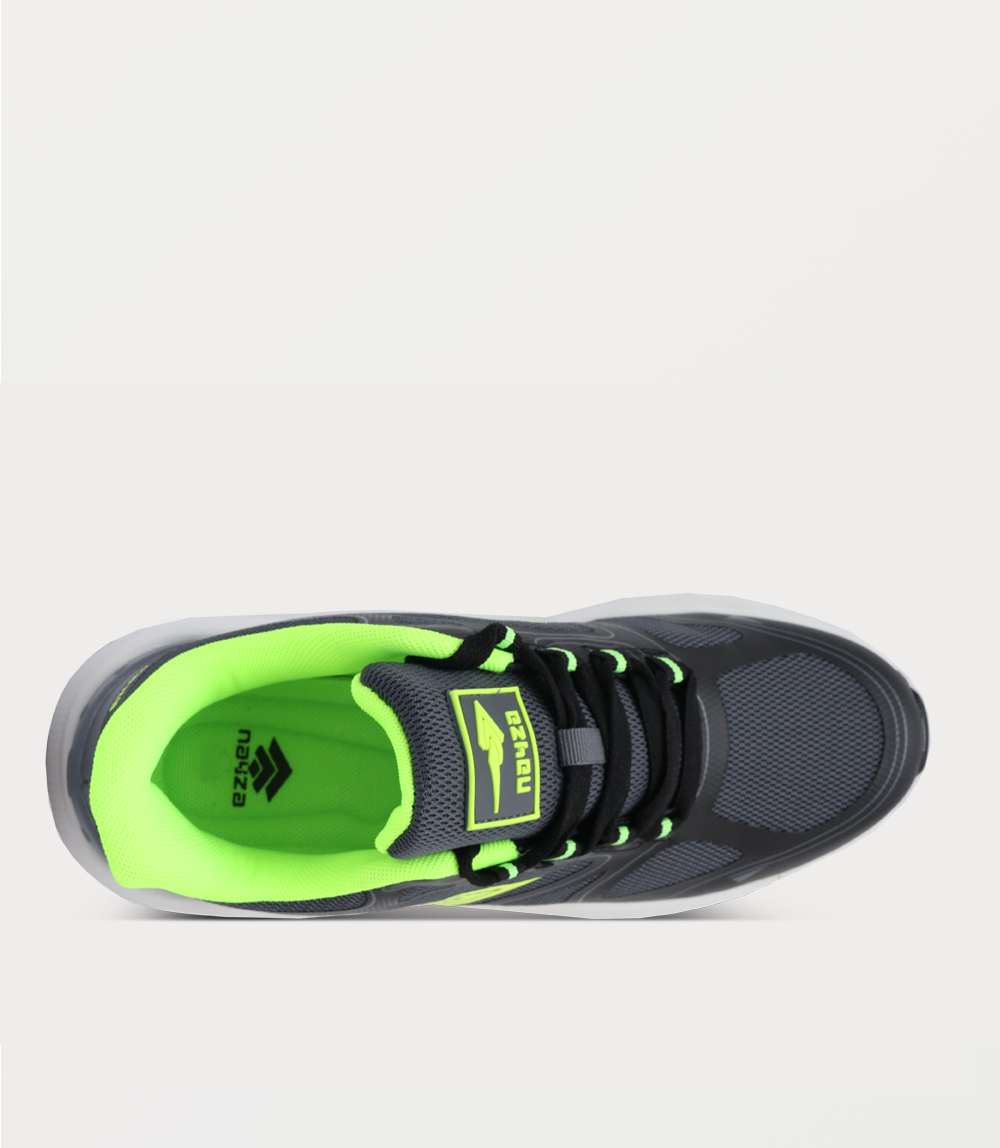 Men Sneakers-GREY/GREEN