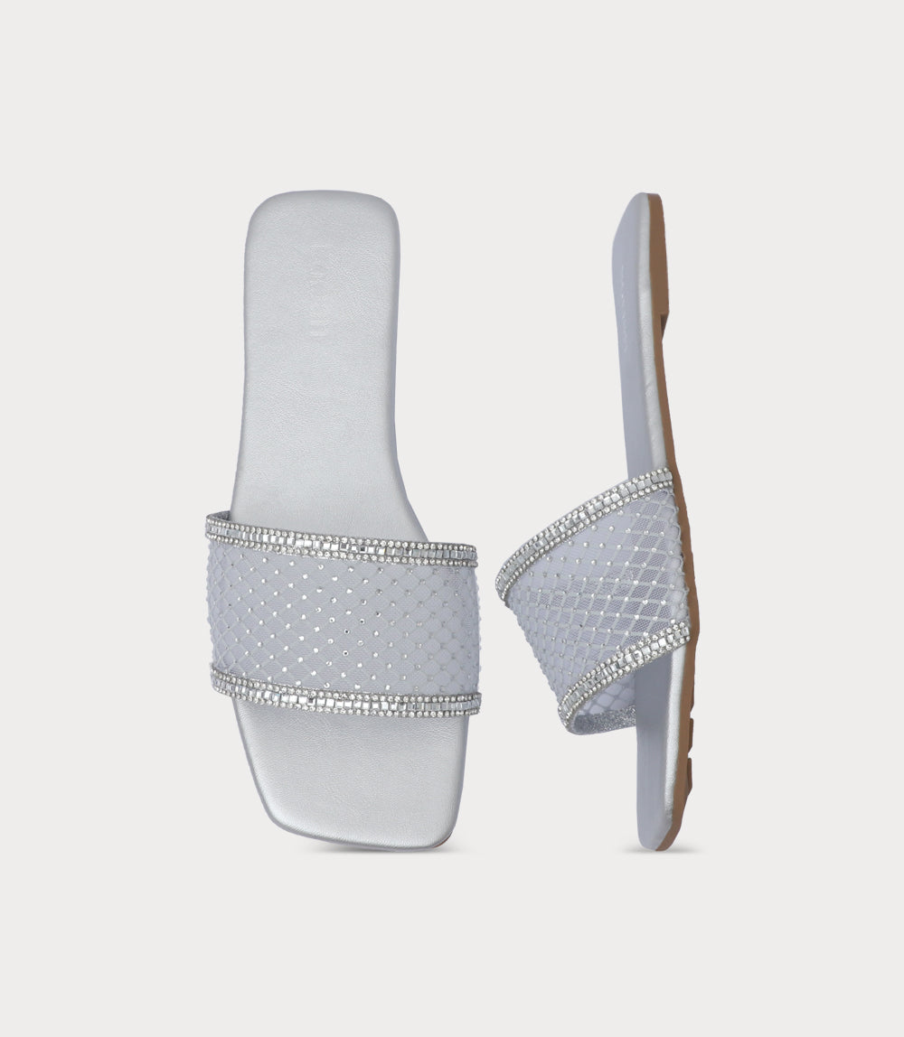 Women Slipper-SILVER
