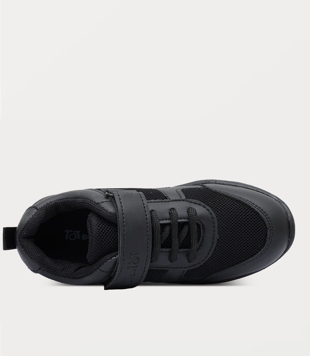 Boy School Shoes-BLACK