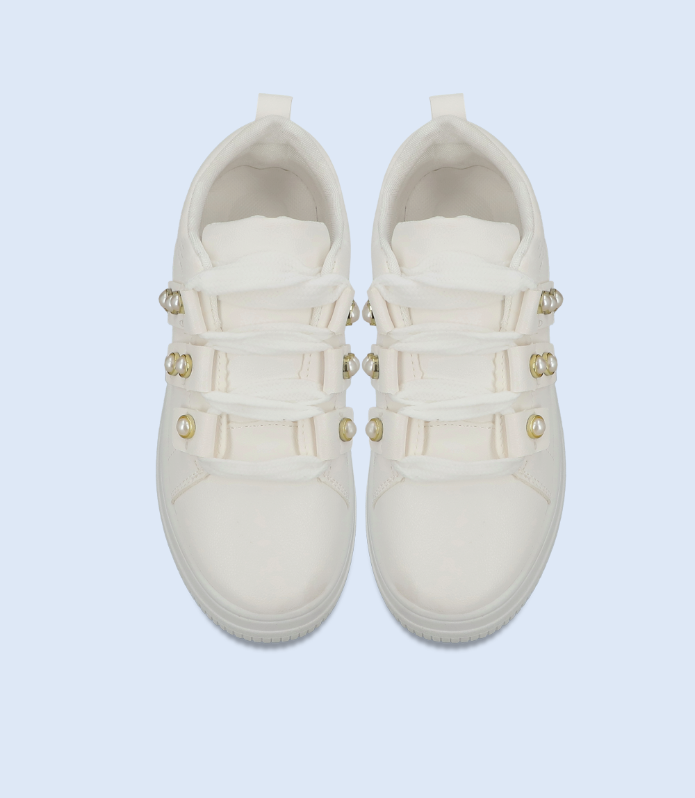 BW8261-WHITE-Women Sports Shoes