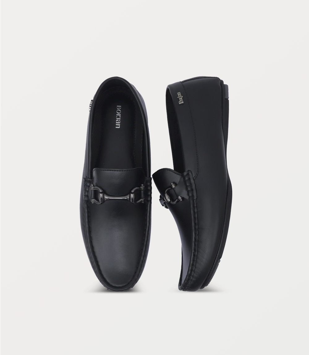 Men Moccasin-BLACK