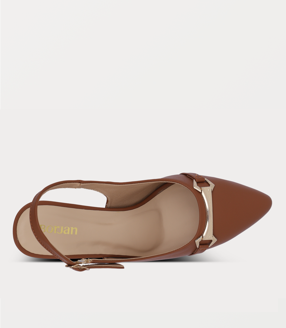 Women Sling Back-TAN