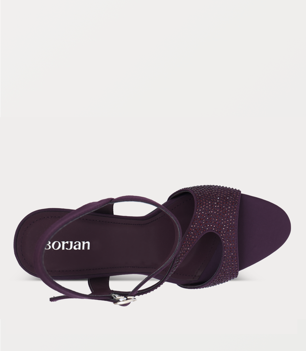 Women Sandal Heels-PLUM
