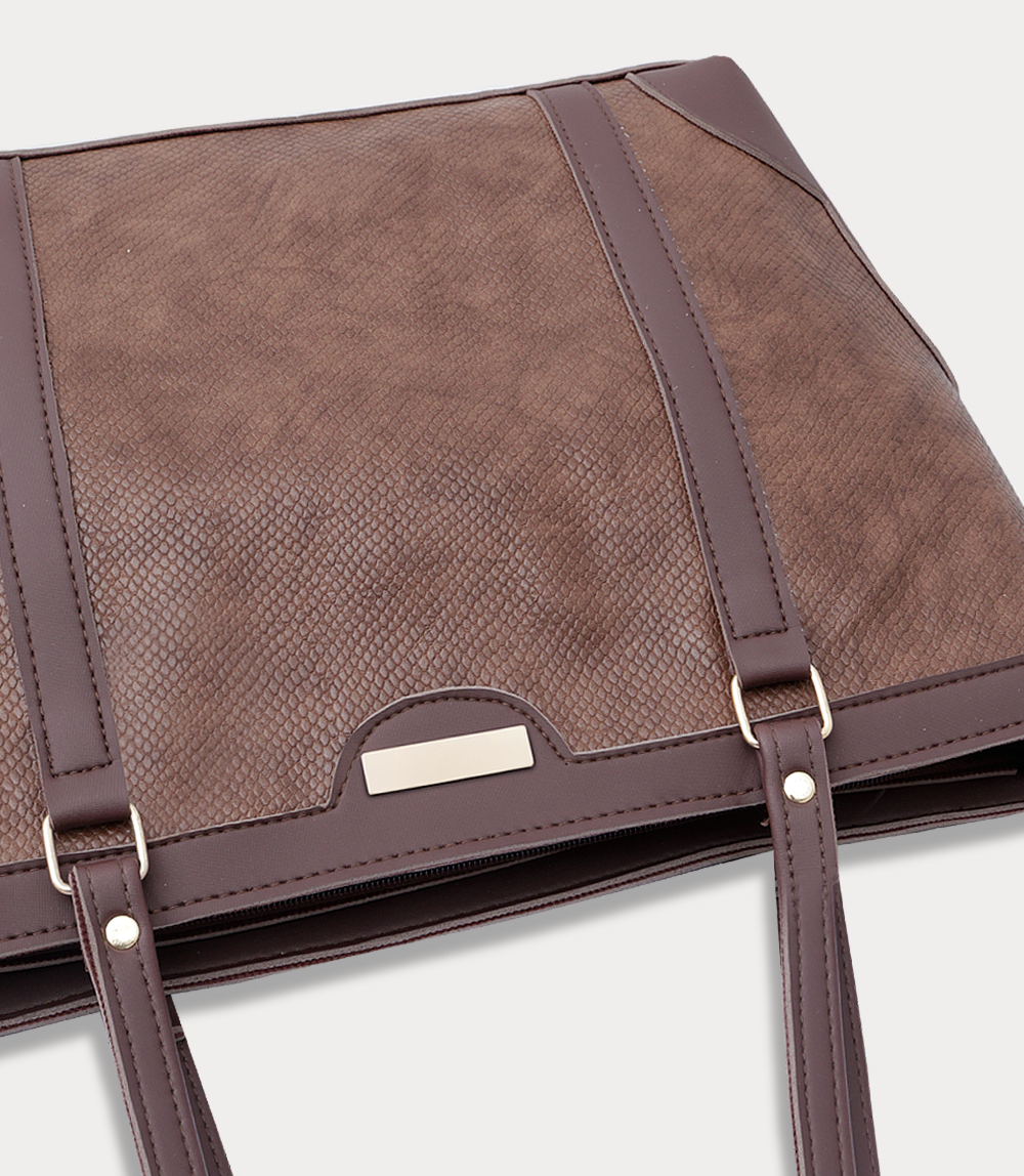 Women Shoulder Bag-BROWN