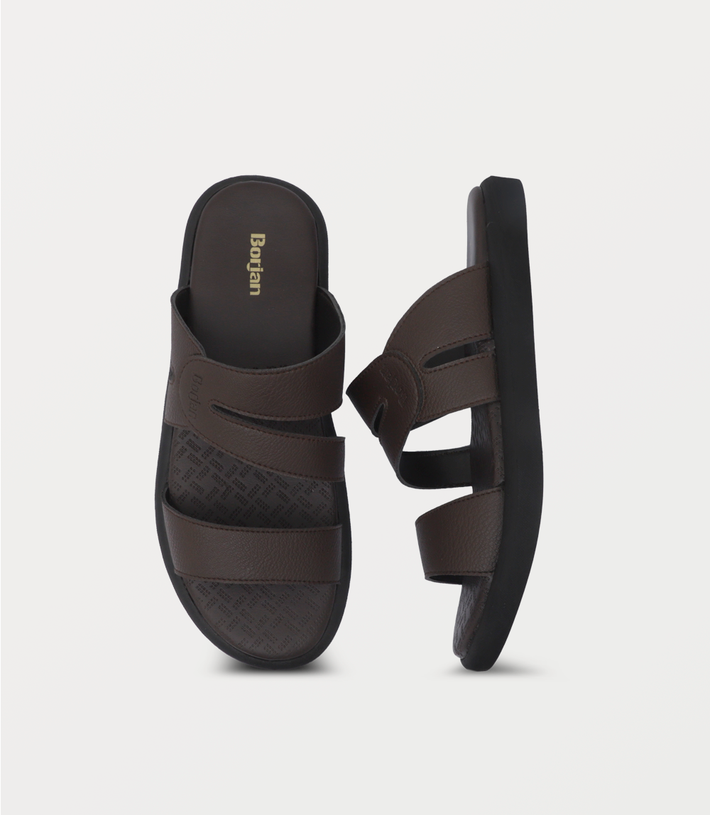 Men Slipper-BROWN