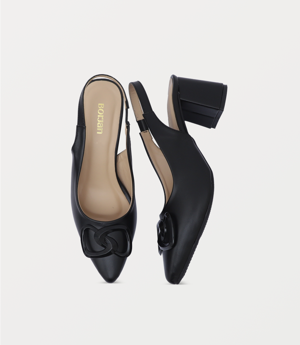 Women Sling Back-BLACK