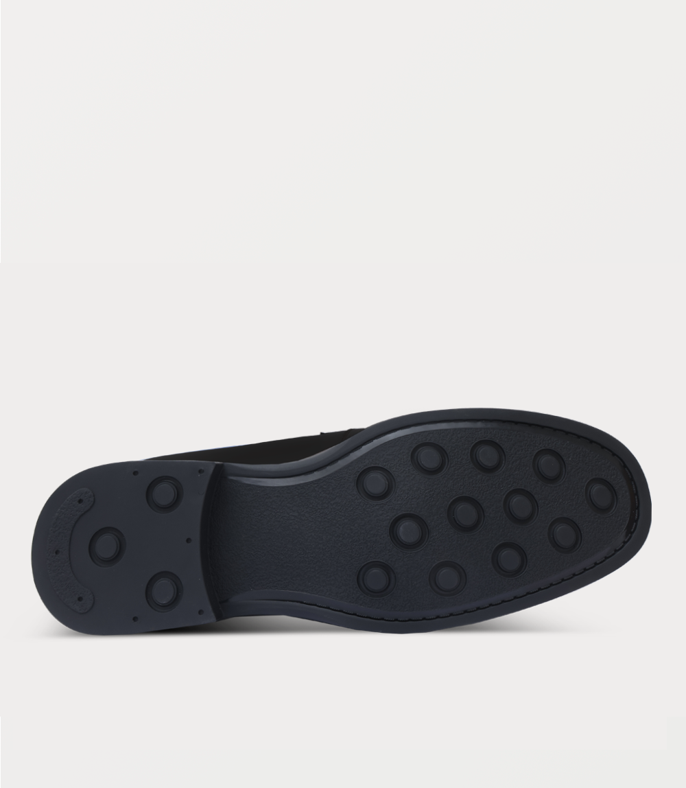 Men Slip On-BLACK