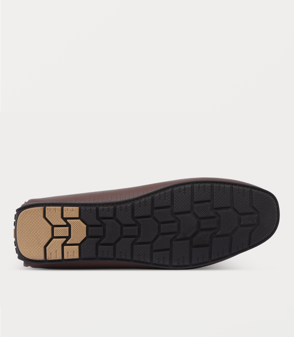 Men Moccasin-BROWN