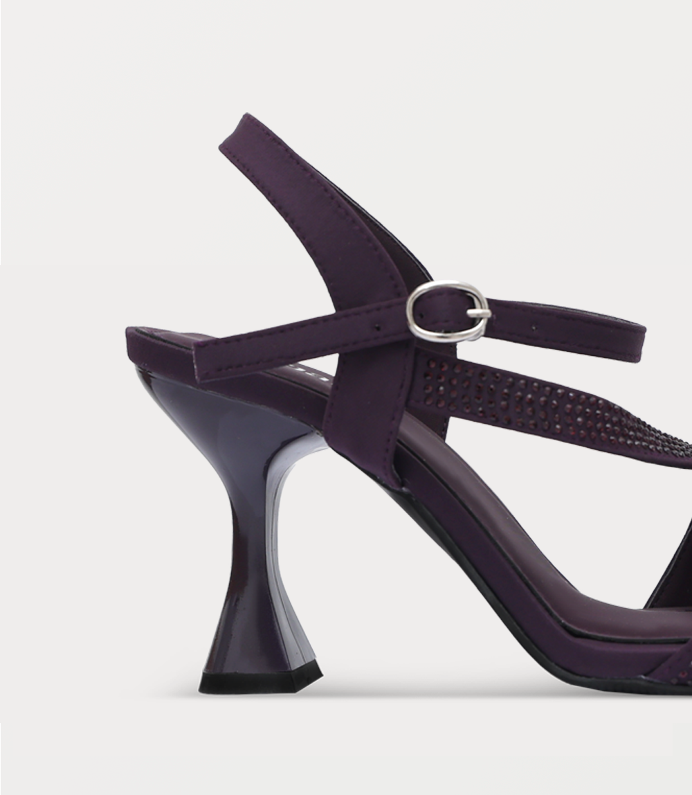 Women Sandal Heels-PLUM
