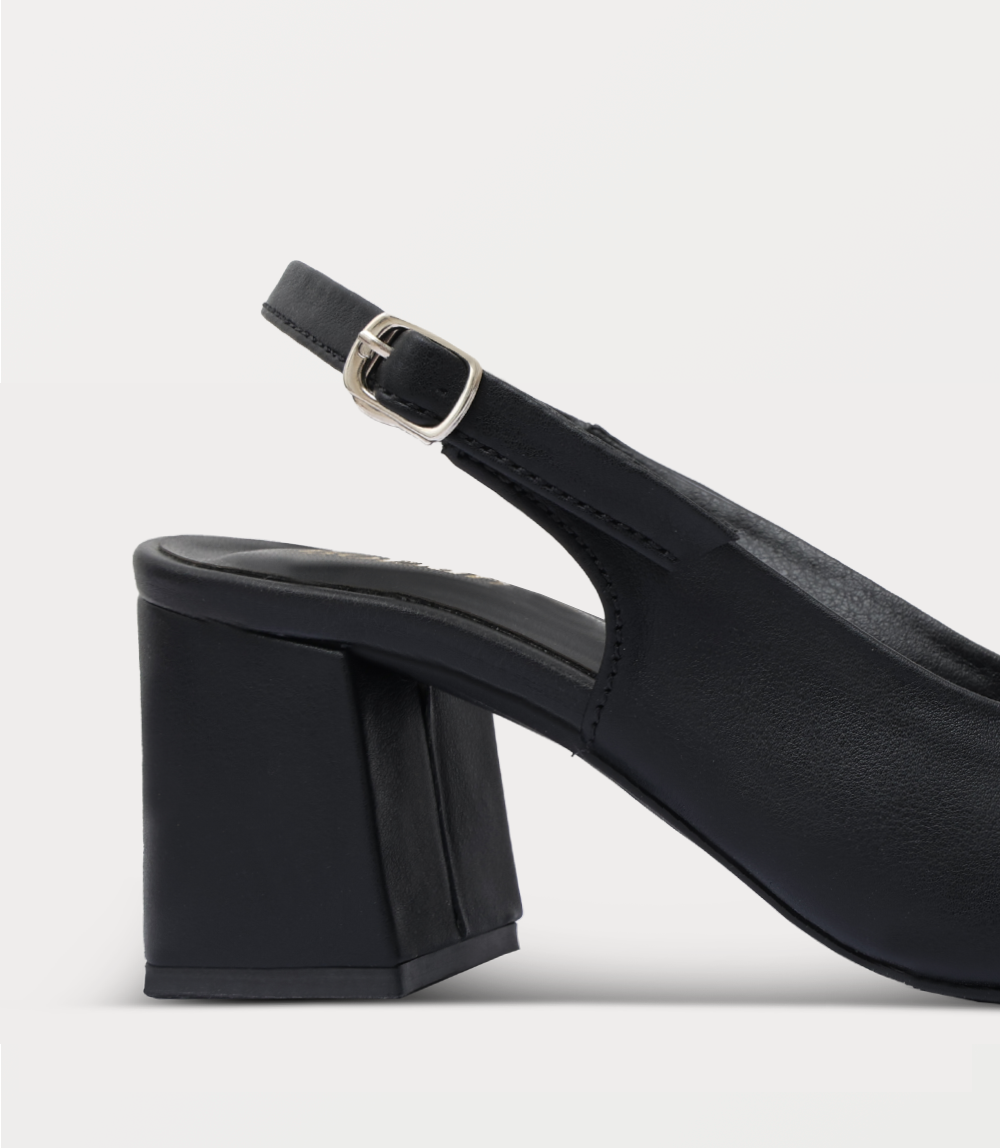 Women Sling Back-BLACK
